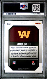 2024 Panini Prizm Emergent Jayden Daniels #2 Green Ice PSA 10